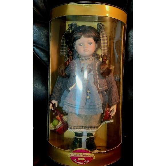 RARE Hard to Find New, Never Opened Collectible Memories Porcelain Doll "Kari" - Picture 1 of 6